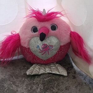 Zuru Pink Sparkly  Bird 12" Plush